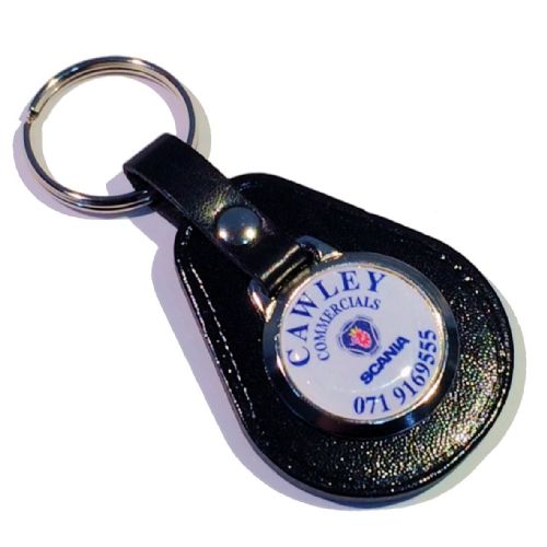 Pear keyfob 25mm premium quality